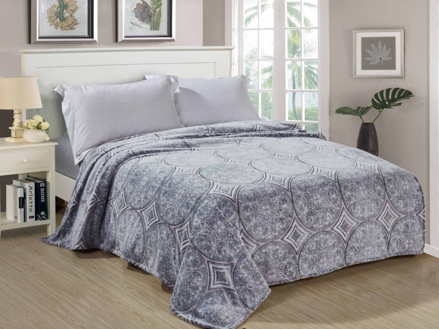 Плед Cleo "БАМБУК" микрофибра 100% 210-pb