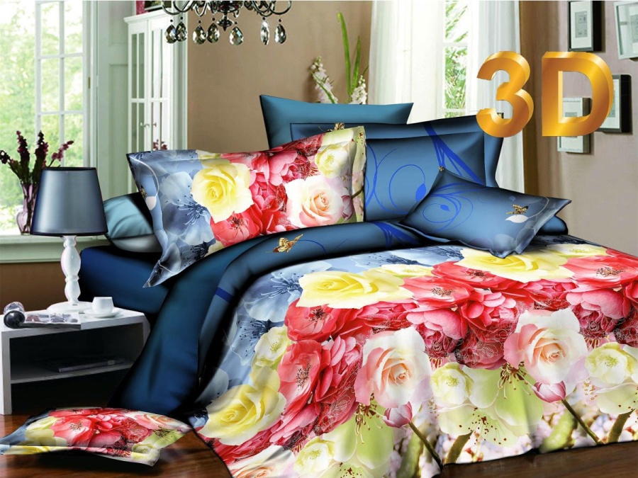 КПБ Cleo сатин набивной "Satin Lux" 001-SL