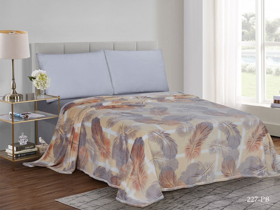 Плед Cleo "БАМБУК" микрофибра 100% 227-pb