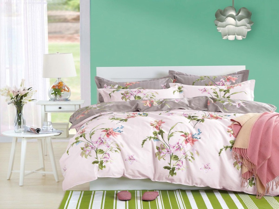 КПБ Cleo сатин набивной "Satin Lux" 047-SL