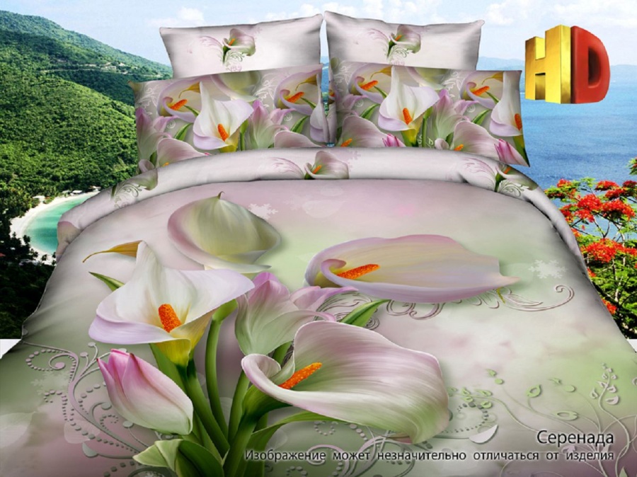 КПБ Cleo сатин ПВХ упаковка 1018-3D