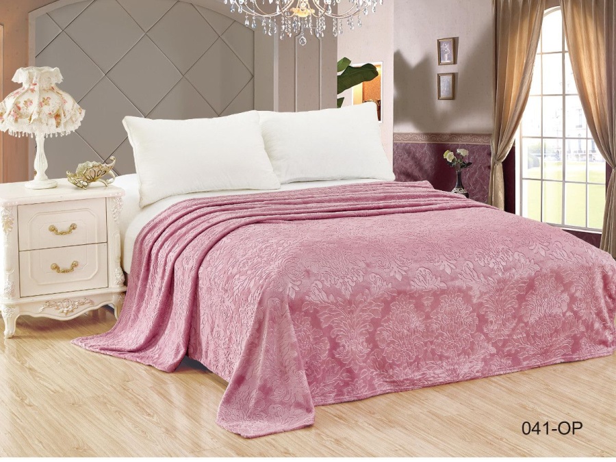 Плед Cleo "ПАРМА" велсофт 041-OP