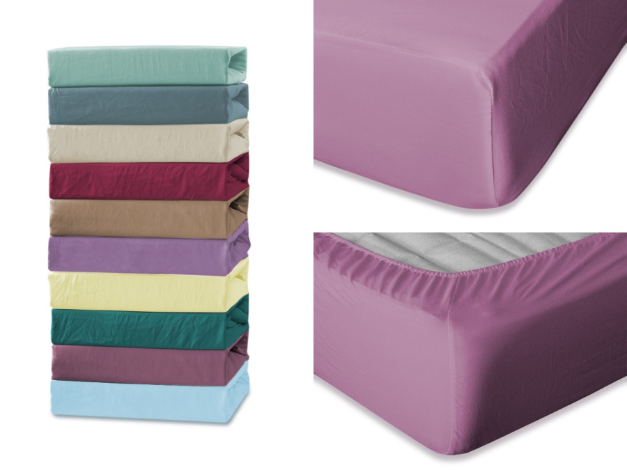 Простыня Cleo микросатин на резинке 025-MS