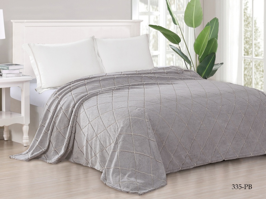 Плед Cleo "БАМБУК" микрофибра 100% 335-pb