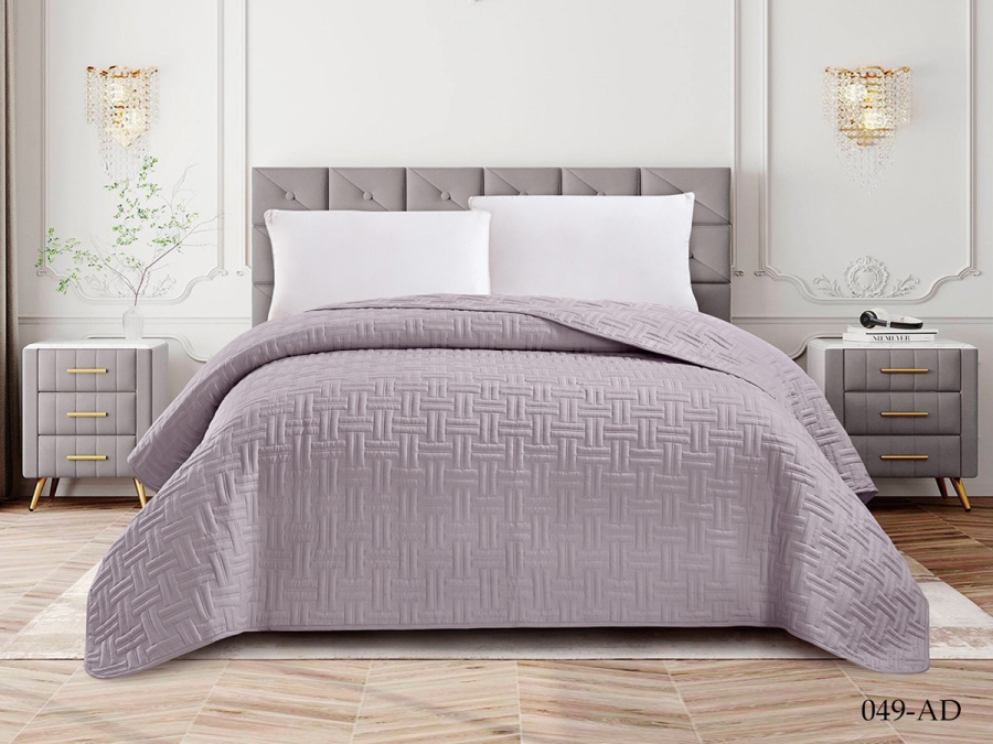 Покрывало Cleo "ANDORA" 220х240 (220/049-AD, Однотонное,Серый)