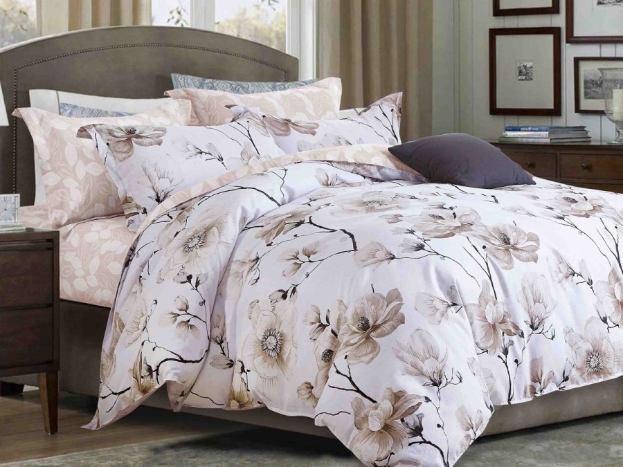 КПБ Cleo сатин набивной "Satin Lux" 087-SL КПБ Cleo сатин набивной "Satin Lux" 087-SL