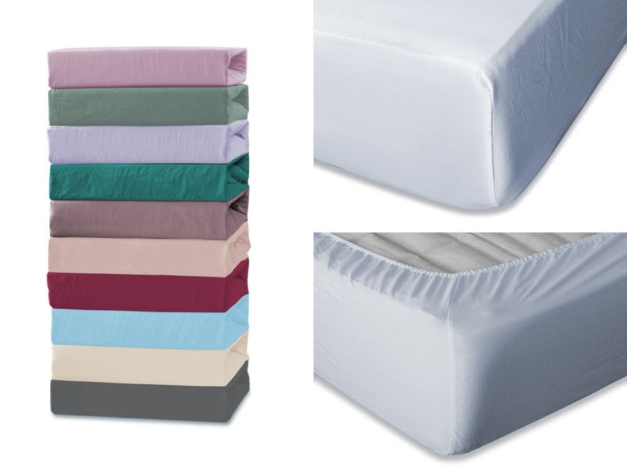 Простыня Cleo микросатин на резинке 044-MS