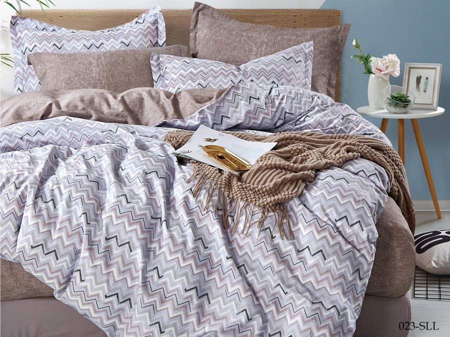 КПБ Cleo сатин набивной "Satin euro max" 023-SLL