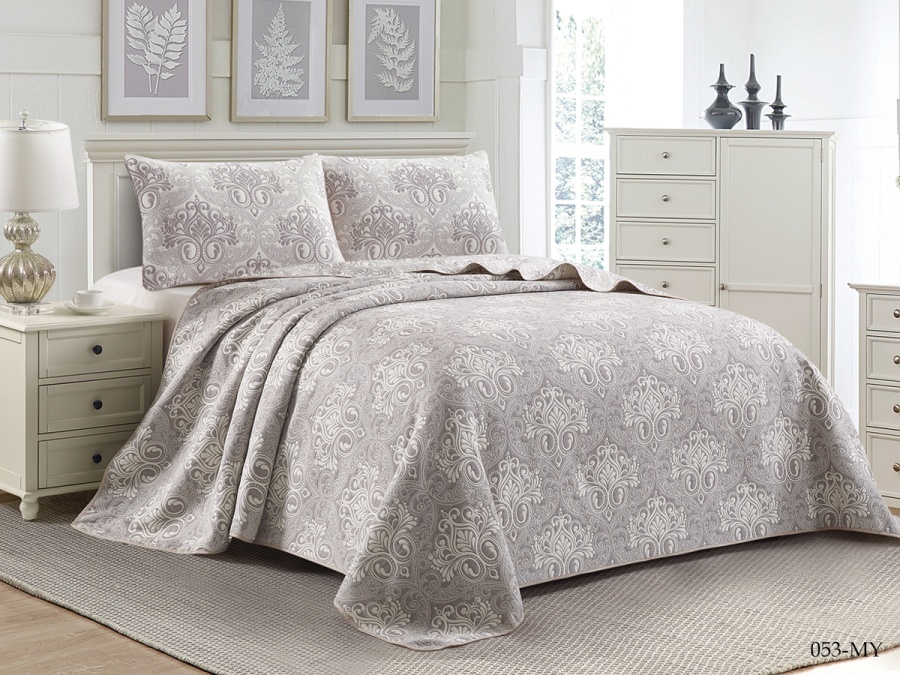 Покрывало Cleo "MELODY" 160*220 (160/053-MY, Узоры, Бежевый)