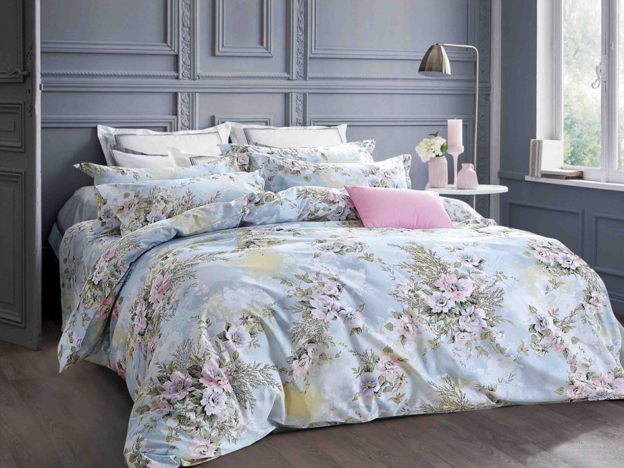 КПБ Cleo сатин набивной "Satin Lux" 049-SL