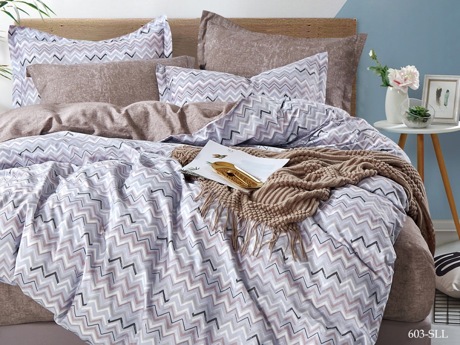 КПБ Cleo сатин набивной "Satin euro max" 603-SLL