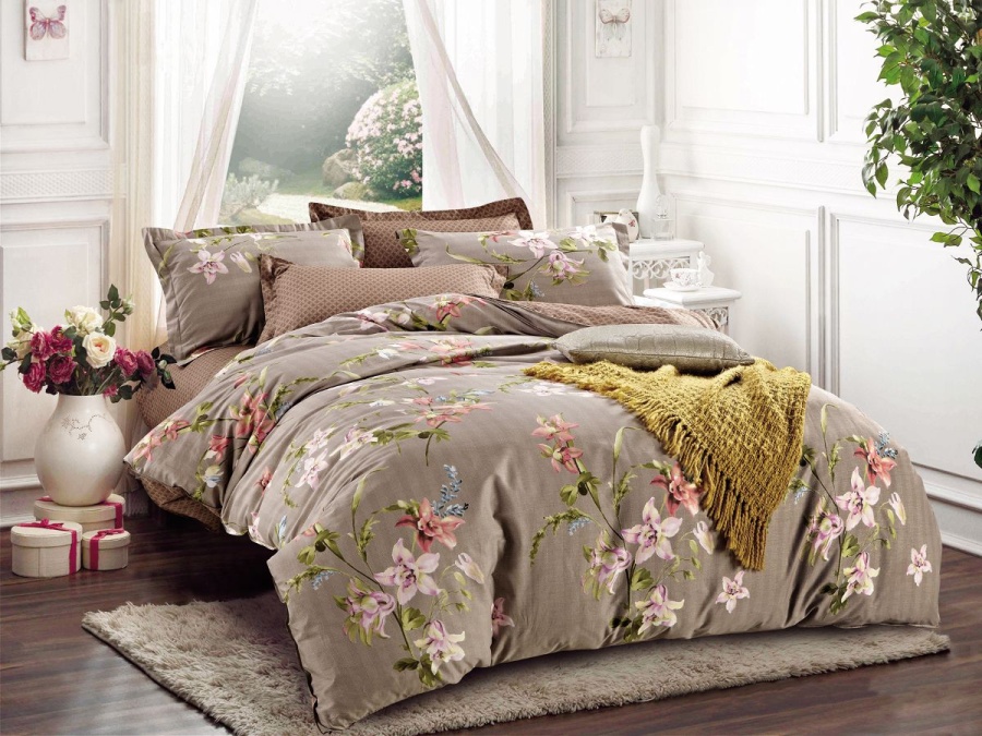 КПБ Cleo сатин набивной "Satin Lux" 091-SL