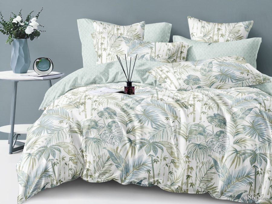 КПБ Cleo сатин набивной "Satin Lux" 686-SL