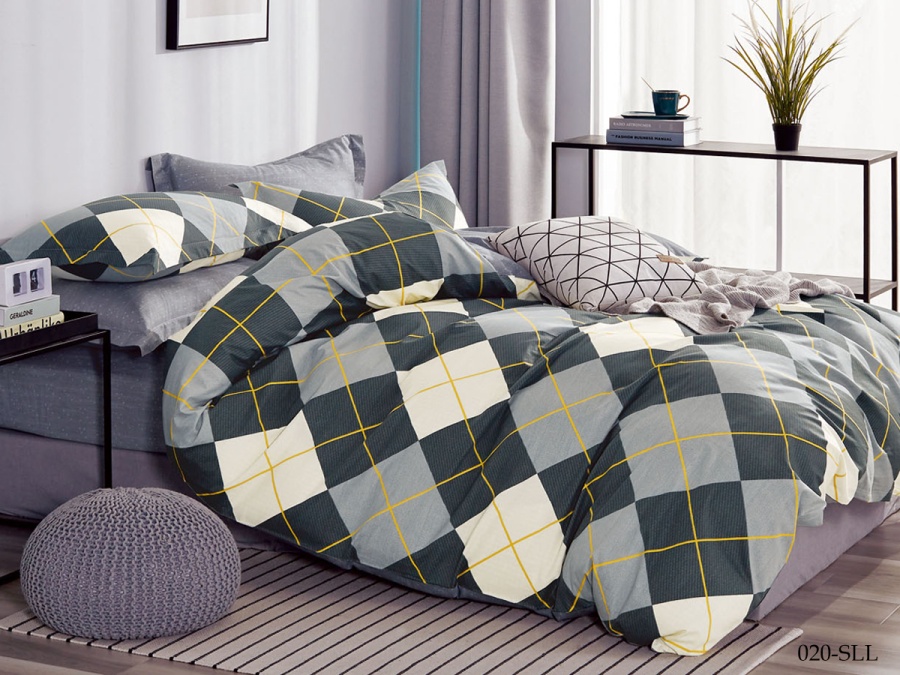 КПБ Cleo сатин набивной "Satin euro max" 020-SLL КПБ Cleo сатин набивной "Satin euro max" 020-SLL