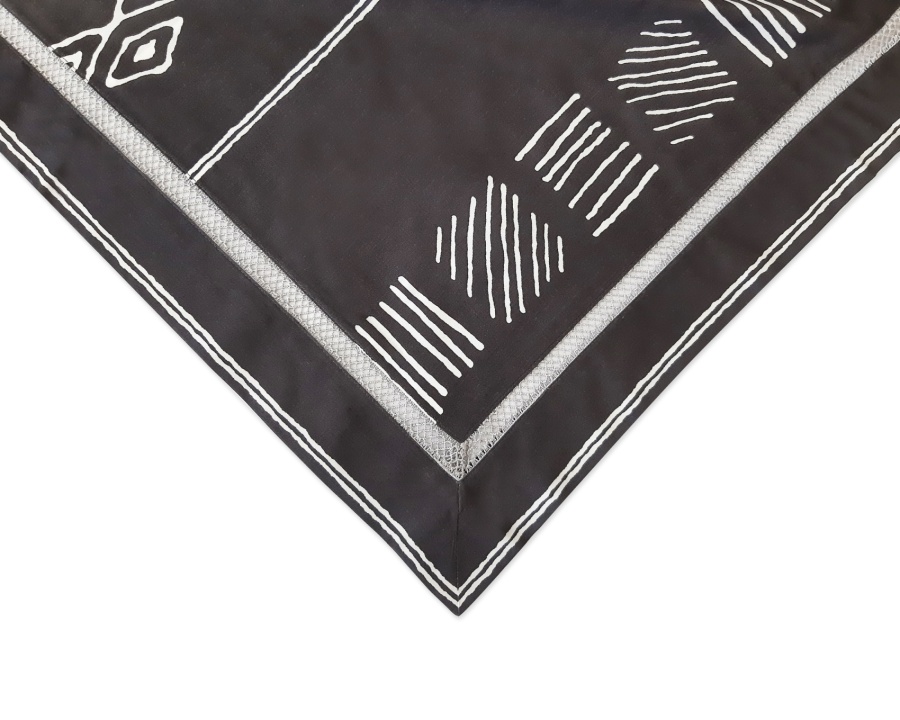 Набор декоративных наволочек Cleo "VELLO D`ORO" 50*70(+5) (2шт) (50/010-VDR, Геометрия, Черный)