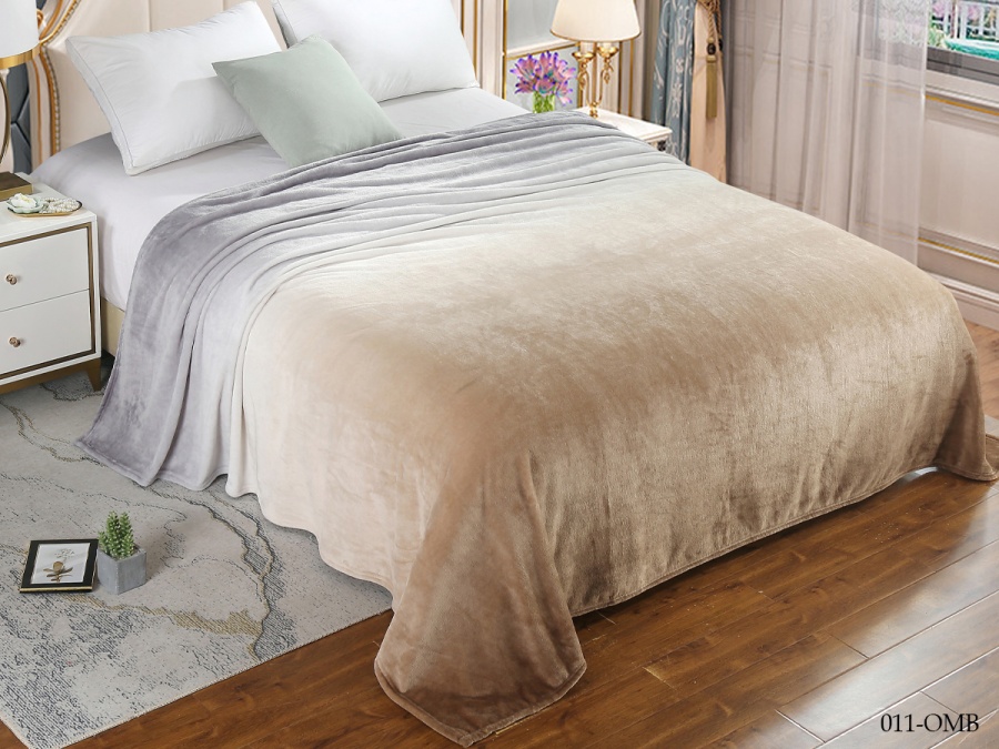 Плед Cleo "OMBRE" велсофт 011-OMB