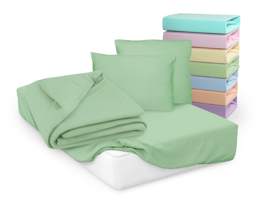 Пододеяльник трикотажный на молнии 172*205 (172/22, Однотонный, Оливковый)