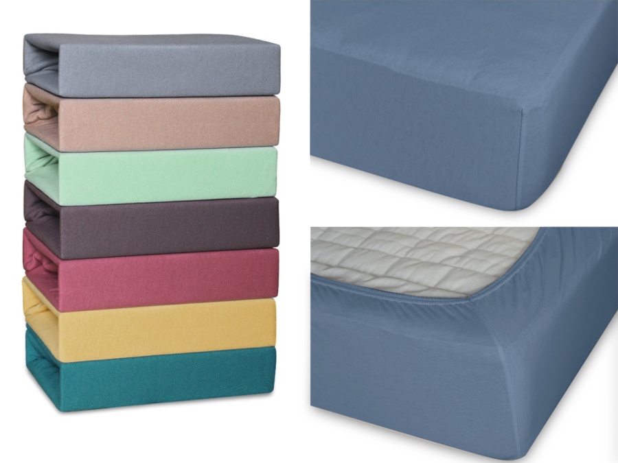 Простыня Cleo трикотажная на резинке 140*200*25 (14/008-TP, Однотонное, Индиго) Простыня Cleo трикотажная на резинке 140*200*25 (14/008-TP, Однотонное, Индиго)