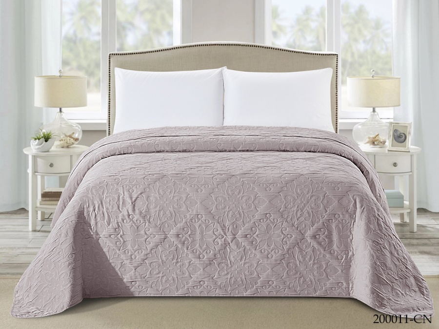 Покрывало Cleo "CAROLINE" 200*220 (200/011-CN, Однотонное, Розовый)