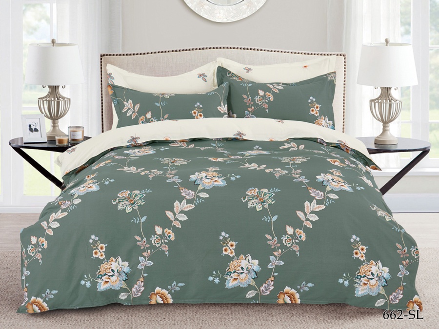 КПБ Cleo сатин набивной "Satin Lux" 662-SL